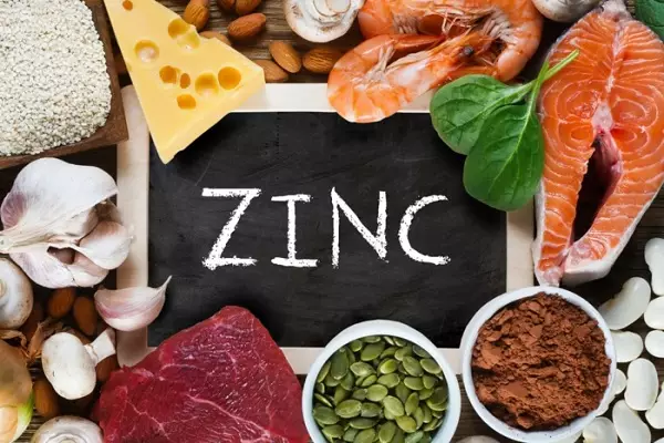 Excess of zinc